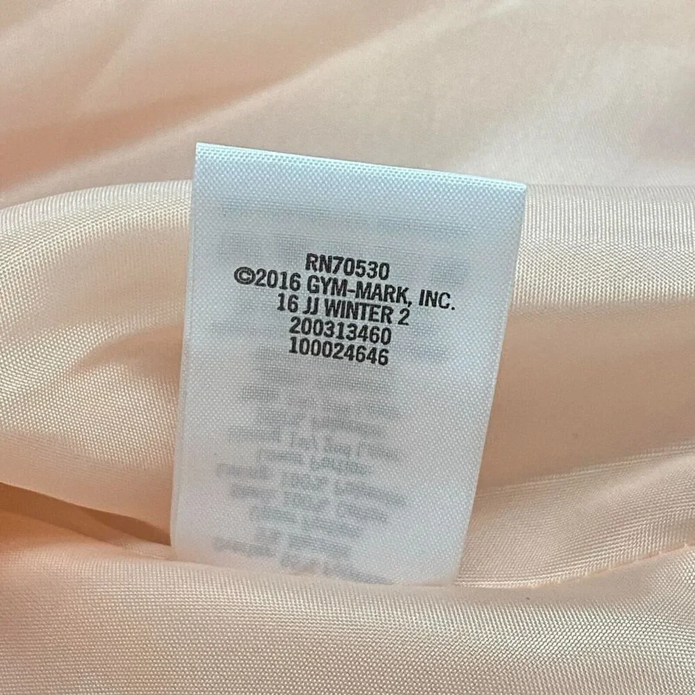 Janie and Jack Beautiful Peach Easter Overlay Dress Size 3 Girls Pleated‎